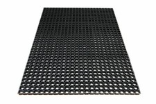 2  X Rubber Hollow Mats-Grass/Playground/Muddy Gateways-100 X 150cm X 22mm Thick