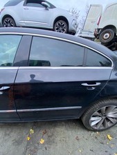 VW PASSAT, DOOR WITH GLASS & HANDLE, NSR, C9X BLACK, 2011, KEY 95