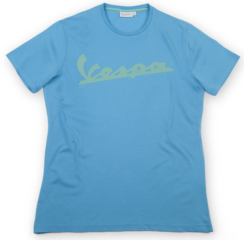 Vespa logo round neck - vespa, t-shirt