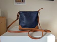 ITALIAN TAN & NAVY LEATHER