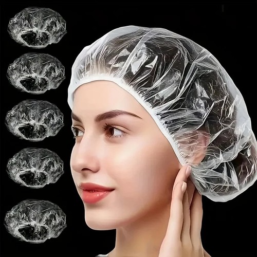 100pcs disposable shower caps - 100pcs,