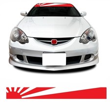 Rising Sun Flag JDM Japanese Car  Windscreen Banner Sunstrip Vinyl Decal Sticker