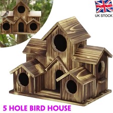 5 Hole Bird House for Outside