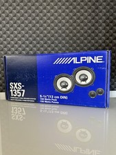 Alpine SXS-1357 2 Way Component 13cm 150w Car speakers old school vintage