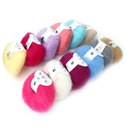 Angora wool yarn kit - kit,