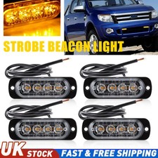4x 4 LED Amber Recovery Strobe