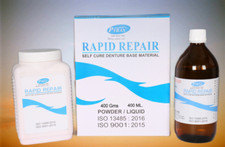 Dental RAPID REPAIR Self Cure Denture Repair Material - Various Shades and Packs
