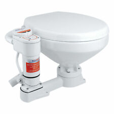 SEAFLO 12V Electric Twist Flush Operated Toilet for Marine Boat Yacht Caravan RV