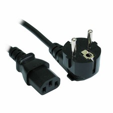 EURO Schuko Plug Power Cord to IEC C13 Plug Lead Cable 1.8m-2m