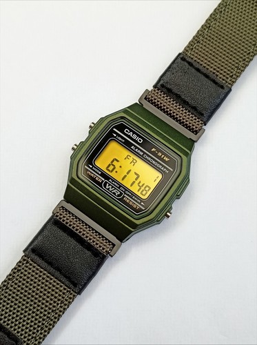 Casio f91w custom green - 🟢,