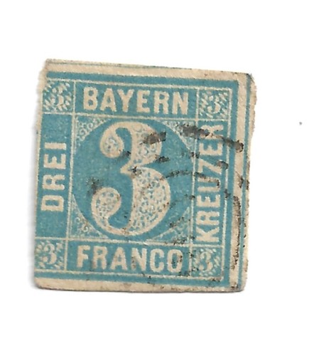 Bavaria germany postage stamp - postage,