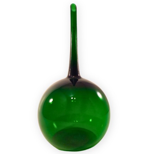 Art glass bottle vase 25cm - bottle,