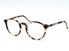 SpecSavers Nairobi Women's Round Eyeglasses Frame, Grey Tortoise 47-20-140 #197