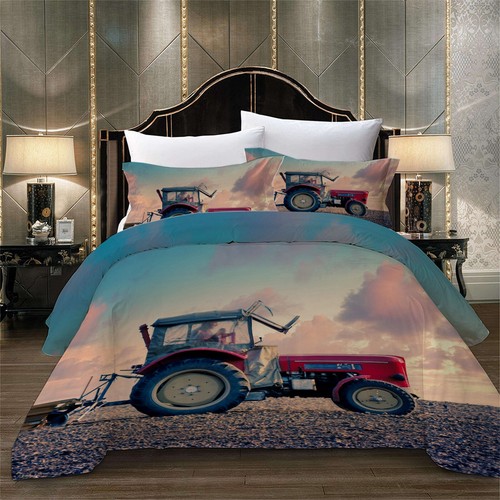 Tractor quilt duvet cover - quilt,