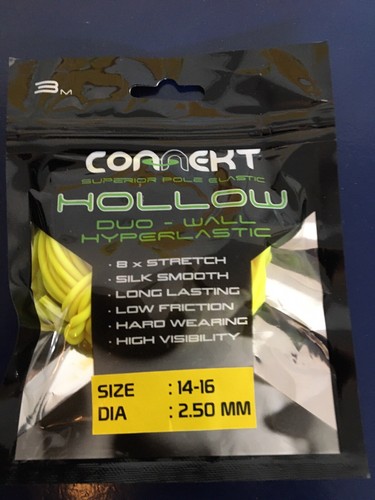 Hollow pole fishing - , elastic
