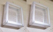 2pcs Transparent Poker Size