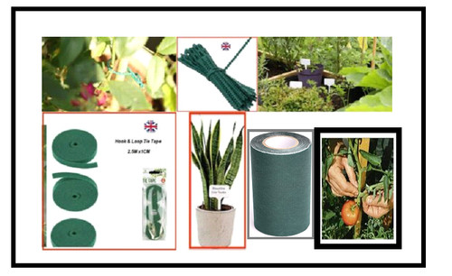 Hook loop plant tie tape - hook,