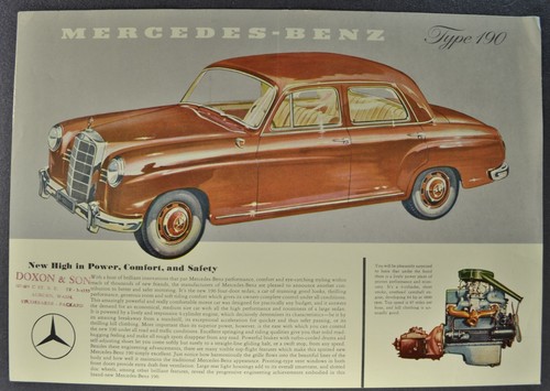 1958 mercedes benz type - 1958, 190