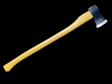 Realistic Woodcutter Long Handle Axe Hatchet PU Movie Prop Halloween Accessory