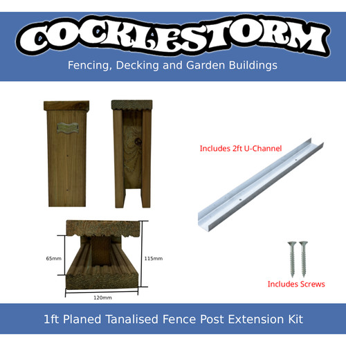 1ft Planed P/T Timber/Concrete