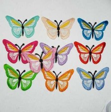 Butterfly Motifs Patch Iron or