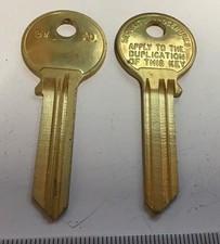 YALE SECURITY Cylinder Key