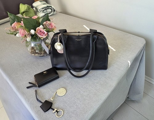 Radley black leather milbank - black,