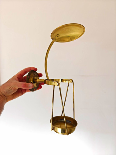 Vintage brass ships