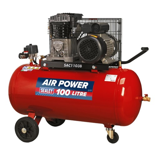 Sealey air compressor 100l - air,