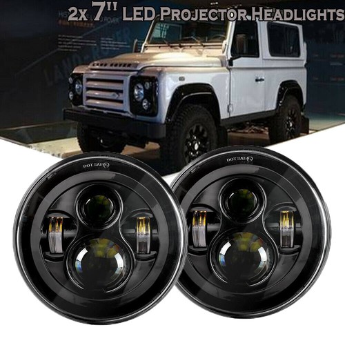 Pair inch led headlight - 7",