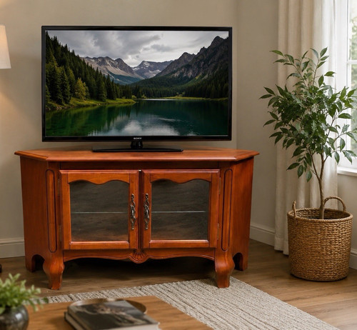 Brown wooden freestanding - wooden,