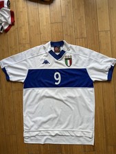 ITALY 1999/2000 AWAY FOOTBALL SHIRT KAPPA SOCCER JERSEY ORIGINAL #9 INZAGHI