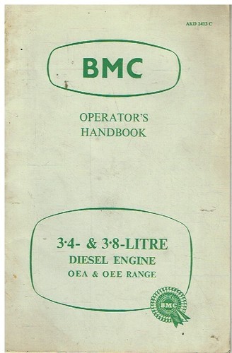 Bmc type oea oee 3 - oee, 3.8l