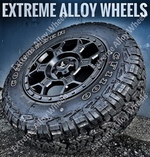 16" Black AT Alloy Wheels Vauxhall Vivaro 5x114 + Comforser All Terrain Tyres