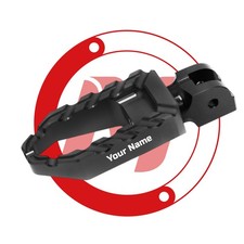 Laser Anti Slip Black Front Large Foot Pegs For Razor MX650