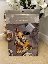 Christmas tree serving board