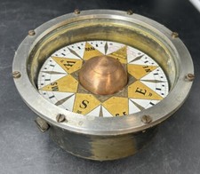 ANTIQUE SHIP'S  COMPASS