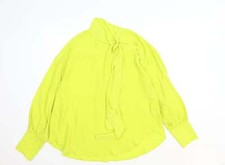 Zara Womens Yellow Viscose