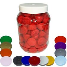 Round Plastic Storage Jars