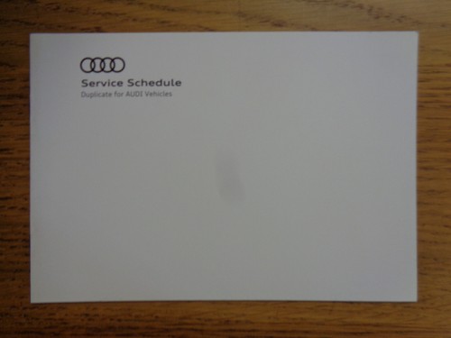 Audi service history - audi,
