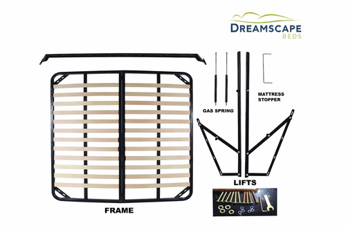 Ottoman gas lift - lift, bed