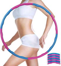Homealexa Hula Hoop Weighted Fitness Exercise Hula Hoops Adults Foam Padded