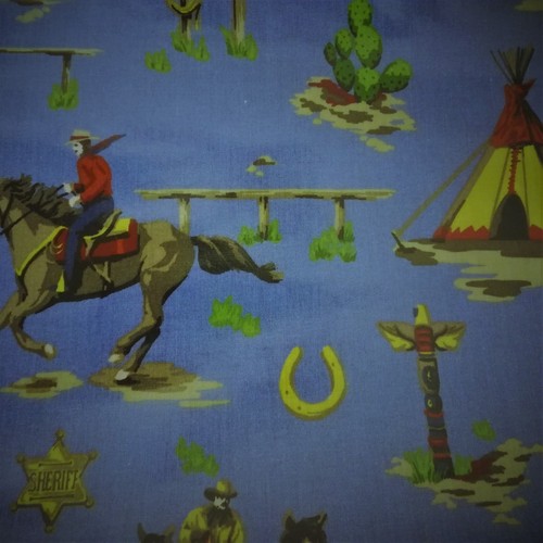 Wild west cowboys cotton - wild,