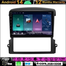 9"Android 14 Head Unit GPS SAT Navi Radio DAB Carplay For KIA Sorento 2002-2011