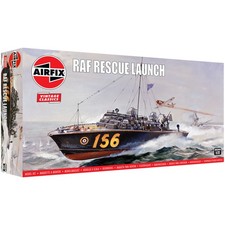 Airfix 1/72 RAF Rescue Launch Model Kit Boat Vintage Classics A05281V