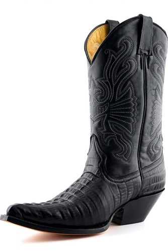 Grinders carolina croc black - carolina,