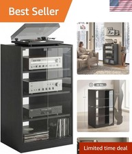 Media Cabinet, 4-Tier Stereo