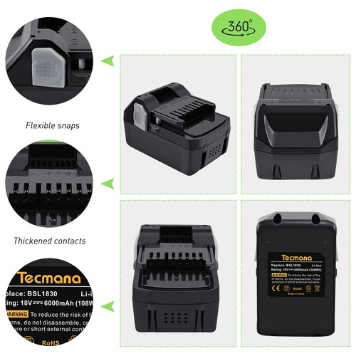 6000mah 18v ion battery - 6000mah,