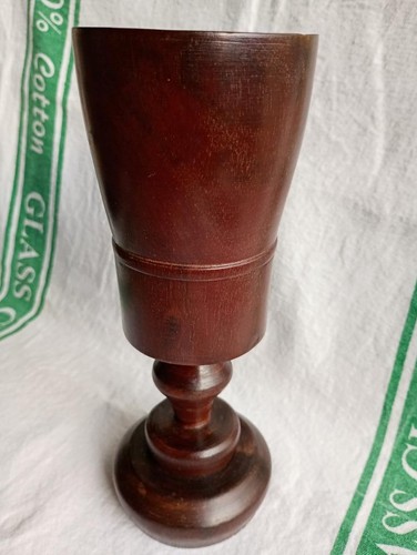 Beautiful antique hand turned - beautiful,