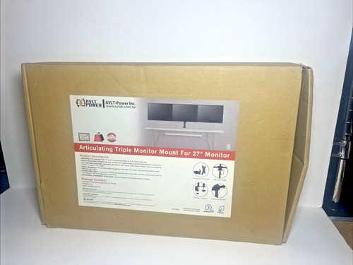 Avlt triple monitor desk - avlt,